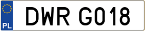 Truck License Plate